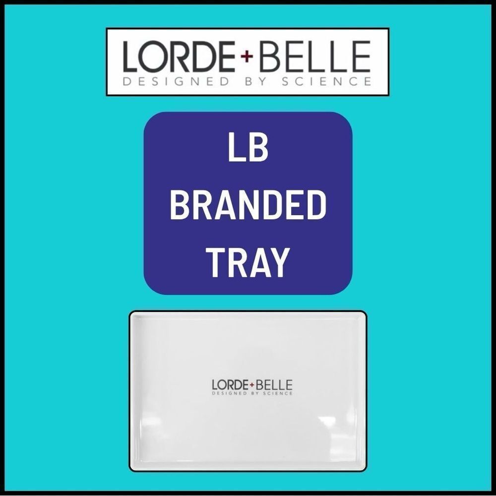 NWOT Lorde + Belle LB Branded TRAY - skincare & makeup display/storage -MSRP $29